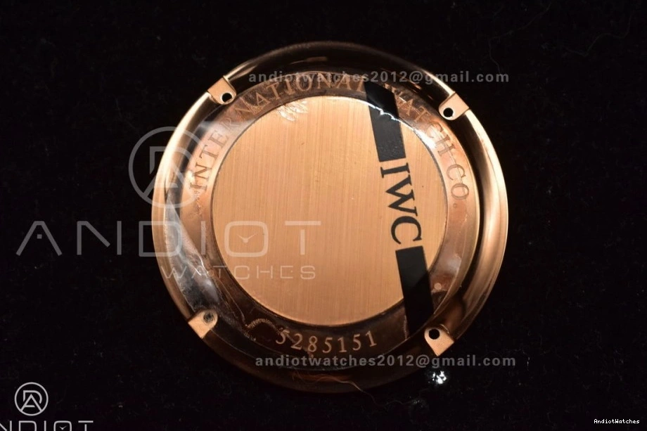 Genuine) IW371482 ZF Thickness on Practical Black 1:1 (Same as Best Leather Edition Portuguese Strap 444 A7750 Chrono 0211